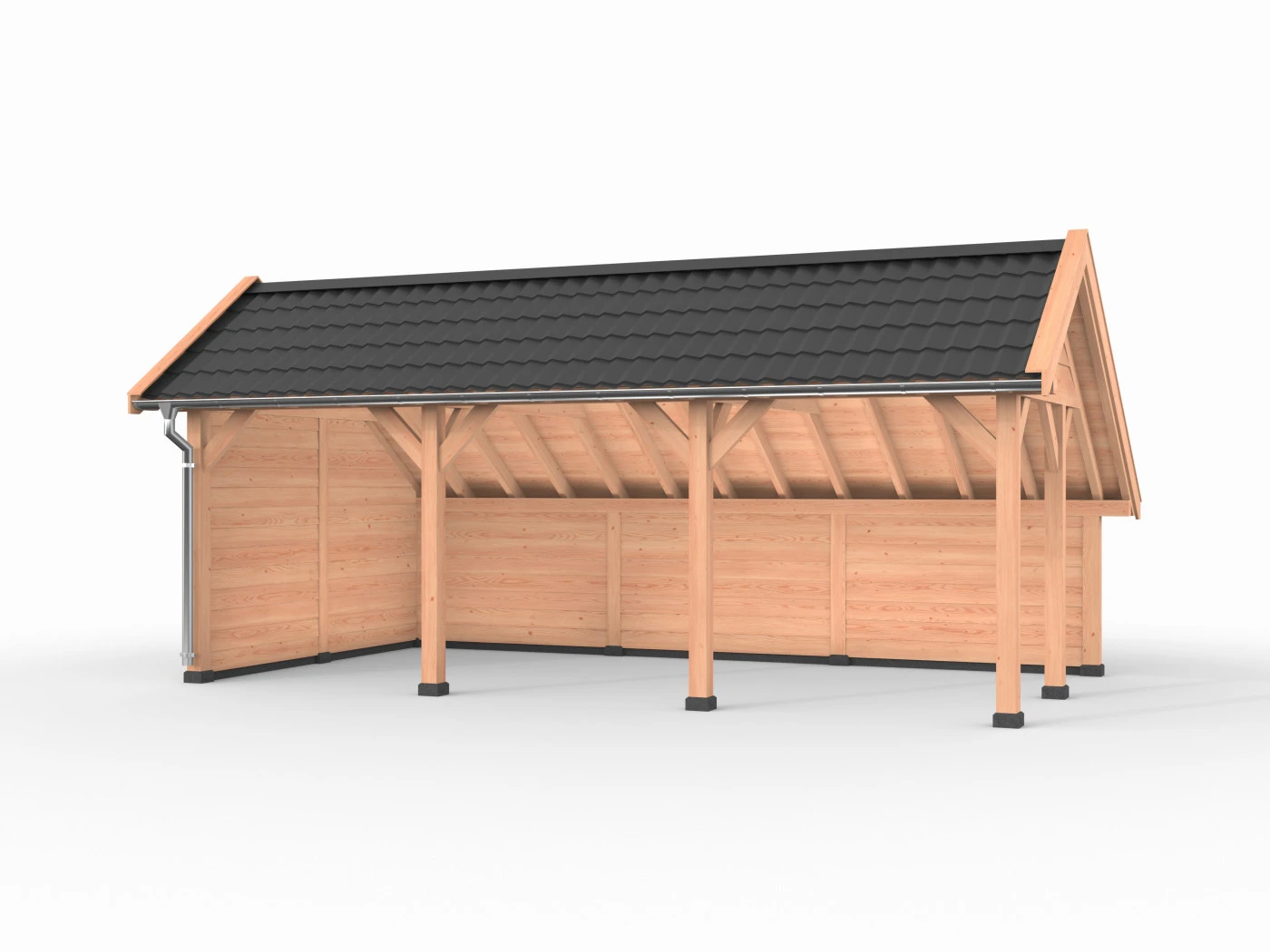 Douglas Kapschuur, 750 x 400, met achterwand en zijwand, Westwood Deluxe - Afbeelding 1